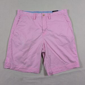 Polo Ralph Lauren Men Stretch Classic Fit Cotton Twill Pink Chino Shorts Size 32